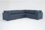 Solimar Denim 6 Piece Modular Sectional with 3 Corners & 3 Armless Chairs - Signature