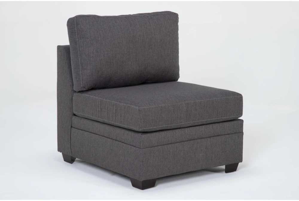 Solimar Graphite Armless Chair