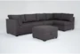 Solimar Graphite 6 Piece Modular Sectional with 2 Corners, 3 Armless Chairs & Ot - Signature
