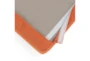 Carlyle Outdoor 9 Piece Sectional Conversation Set With Tikka Orange Sunbrella Cushions - Detail