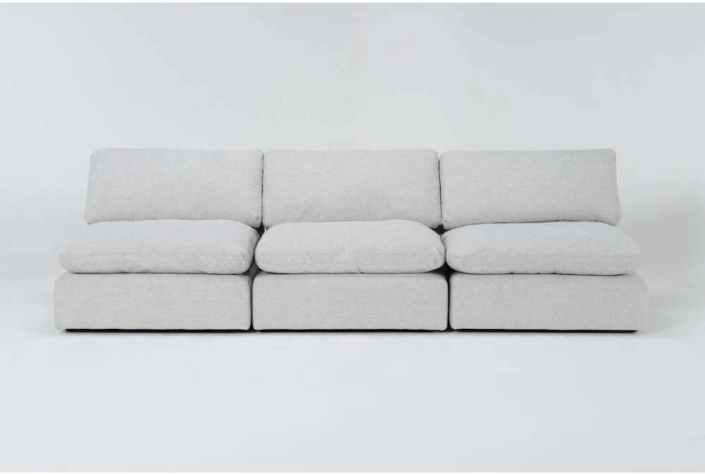 Alana Linen 3 Piece Armless Sofa