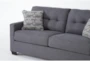 Callahan Charcoal 2 Piece Sofa & Chaise Set - Detail