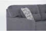 Callahan Charcoal 2 Piece Sofa & Loveseat Set - Detail