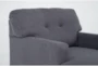 Callahan Charcoal Chaise Lounge - Detail