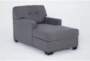 Callahan Charcoal Chaise Lounge - Signature