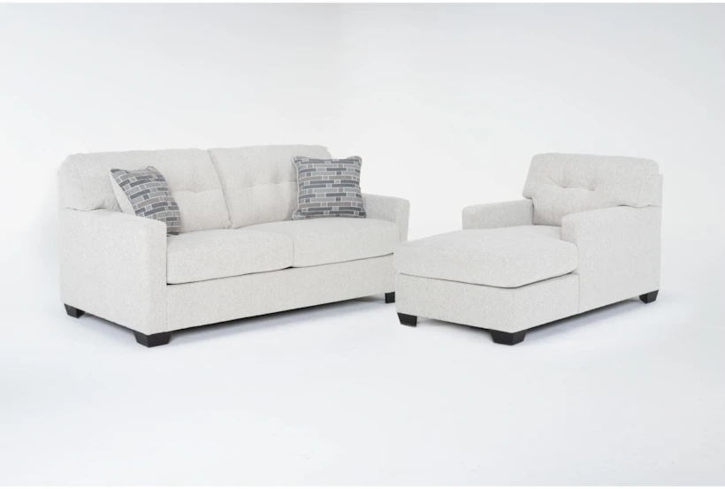 Callahan Linen 2 Piece Sofa & Chaise Set - 360