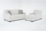 Callahan Linen 2 Piece Sofa & Chaise Set - Signature