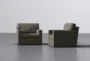 Layne 36" Swivel Accent Chair Set Of 2 By Nate Berkus + Jeremiah Brent - Side