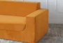Toffee Velvet Sofa - Detail