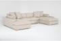 Shore 161" 3 Piece Sectional With Double Chaise By Nate Berkus + Jeremiah Brent - Signature