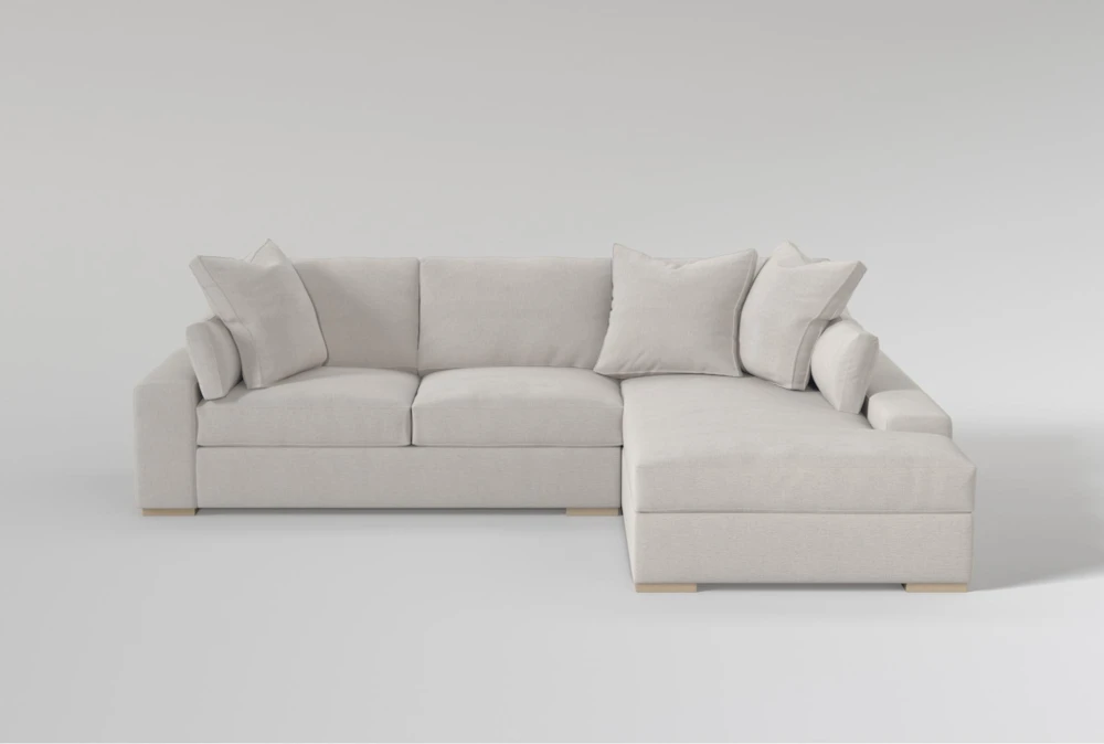 Shore 119" 2 Piece Sectional With Right Arm Facing Chaise By Nate Berkus + Jeremiah Brent