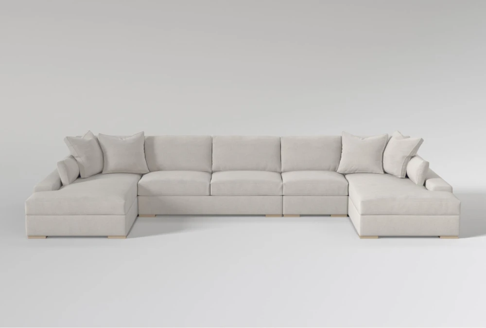 Shore 193" 4 Piece Sectional With Double Chaise By Nate Berkus + Jeremiah Brent