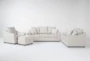 Ashfield 4 Piece Queen Sleeper Sofa, Loveseat, Chair & Ottoman Set - Signature
