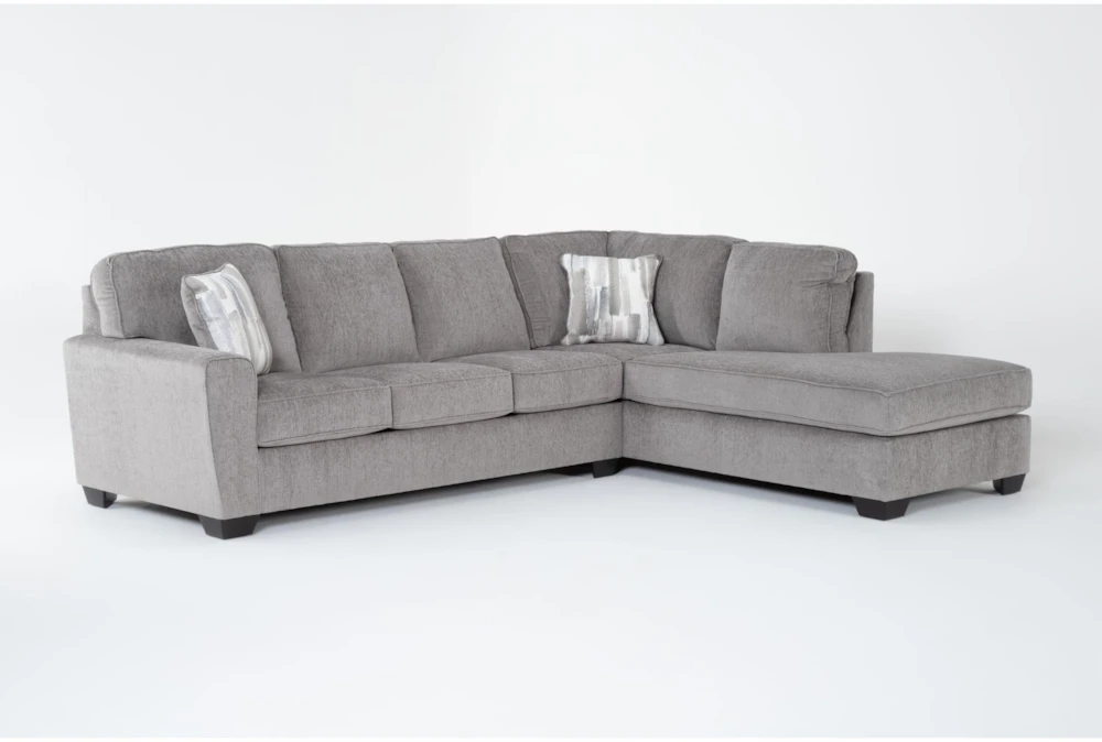 Mcdade Alloy 115" 2 Piece Sectional with Right Arm Facing Corner Chaise