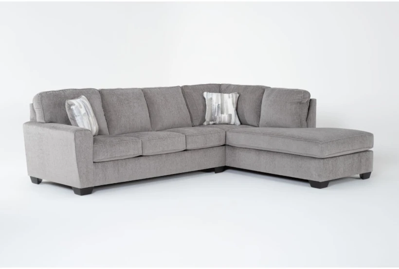 Mcdade Alloy 115" 2 Piece Sectional with Right Arm Facing Corner Chaise - 360