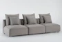 Cisco 114" 3 Piece Armless Sofa - Side
