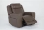 Carson Leather Zero Gravity Recliner With Power Headrest & USB - Side