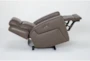 Carson Leather Zero Gravity Recliner With Power Headrest & USB - Side