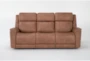 Zachary 88" Zero Gravity Reclining Sofa with Power Headrest, Dropdown Tray, & USB - Front