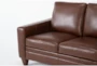 Hudson Leather 2 Piece Sofa & Chair Set - Detail