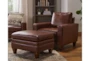 Hudson Leather 2 Piece Chair & Ottoman Set - Room
