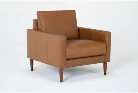 Ian Leather Arm Chair - Main
