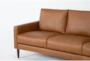 Ian 83" Leather Sofa - Detail