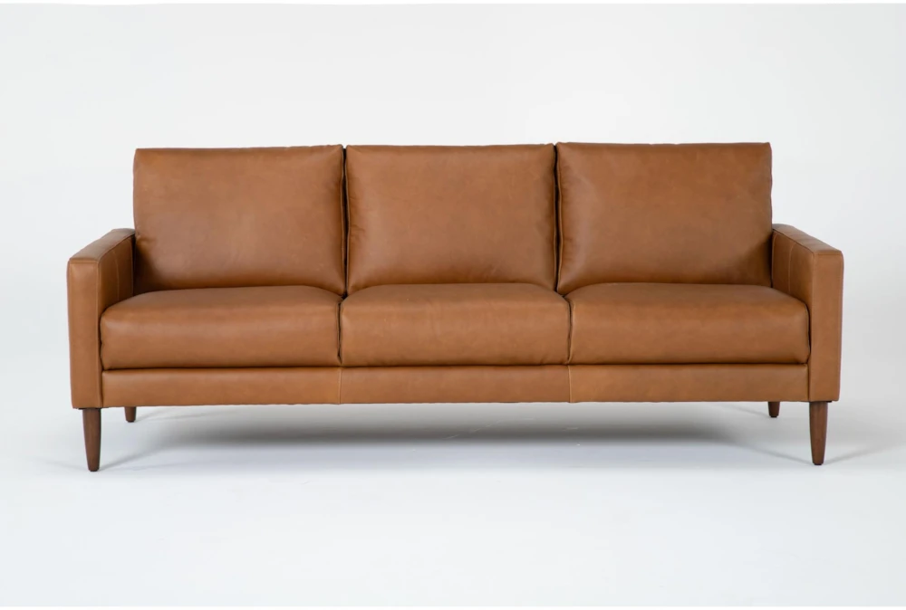 Ian 83" Leather Sofa