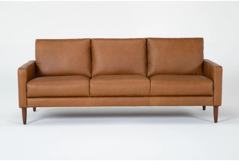 Ian 83" Leather Sofa - 360