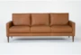Ian 83" Leather Sofa - Signature