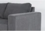 Sebastian Slate 111" 2 Piece Convertible Sleeper Sectional with Left Arm Facing Storage Chaise - Detail