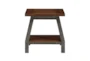 Nias End Table with Shelf - Front