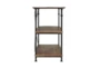 Nira Console Table with Shelves - Side