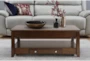 Row Lift-Top Storage Coffee Table With Wheels - Room