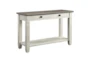 Every Two Tone Brown/White Console Table - Signature