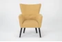 Julinha Marigold Wingback Accent Arm Chair - Front