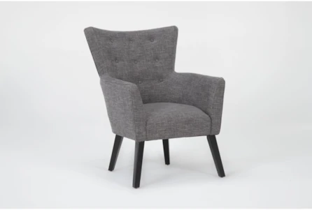 Julinha Grey Wingback Accent Arm Chair - Main