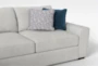 Delano Ash Grey 125" 2 Piece Sectional With Right Arm Facing Sofa - Detail