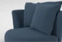 Delano Ash Velvet 40" Swivel Accent Chair Set Of 2 - Detail
