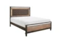 Axell King Wood & Upholstered Panel Bed With Led Lighting - Signature