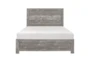 Barret Grey California King Wood Panel Bed - Front
