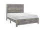 Barret Grey California King Wood Panel Bed - Signature