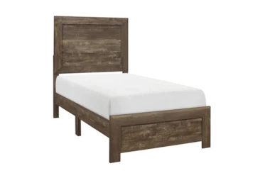 Barret Brown Twin Panel Bed