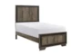 Angus Twin Wood Panel Bed - Signature