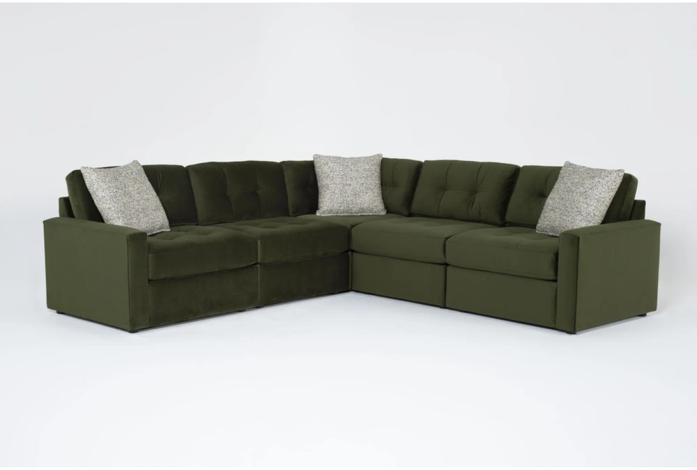 Switch Olive 105" 5 Piece Modular Sectional