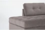 Switch Charcoal 94" 2 Piece Sectional With Left Facing Bumper Chaise - Detail