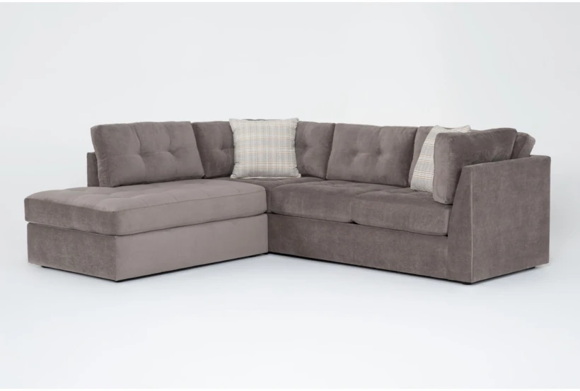 Switch Charcoal 94" 2 Piece Sectional With Left Facing Bumper Chaise - 360