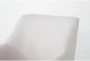 Samira Bone Swivel Glider Accent Arm Chair - Detail