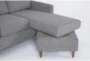 Santana Graphite Sofa with Reversible Chaise - Detail