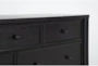 Austen Black 7-Drawer Dresser - Detail